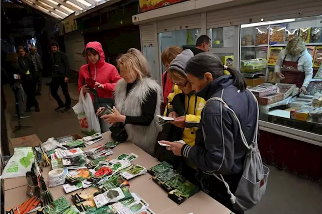 At Bucha market in Ukraine, life goes on 'so we don't go mad'