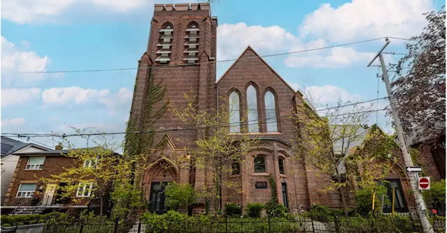 There's a townhouse inside the bell tower of this converted church in Bloordale. It just hit market for $3.65 million