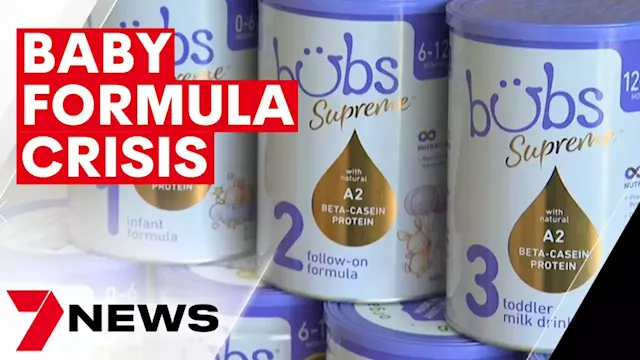 Baby formula company Bubs Australia from Sydney is coming to the rescue of American infants | 7NEWS