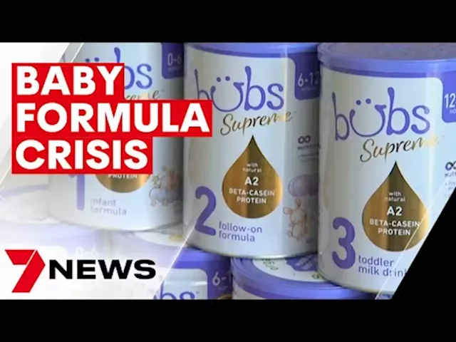 Baby formula company Bubs Australia from Sydney is coming to the rescue of American infants | 7NEWS