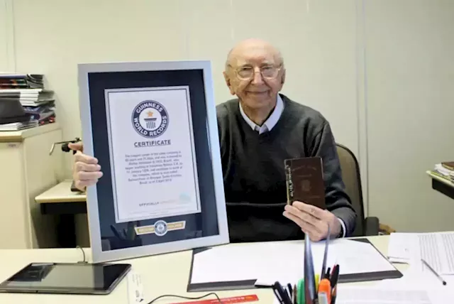 100-year-old sets record for longest career at one company