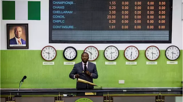 Nigerian stocks see first fall in six days as traders take profit