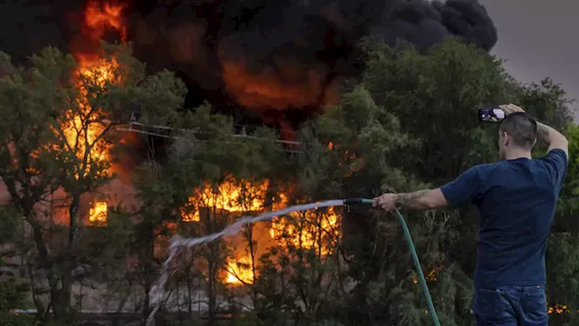 Residents evacuate as fire rages at Omaha chemical company