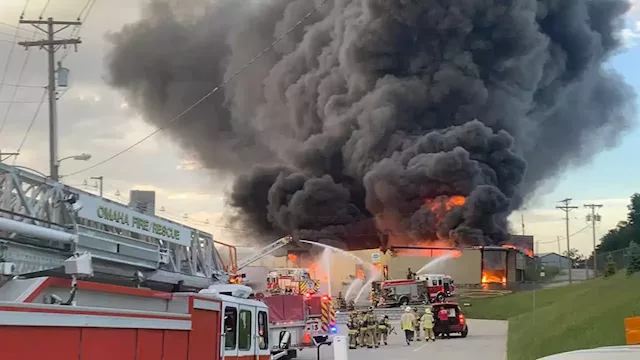 Residents Evacuate as Fire Rages at Omaha Chemical Company