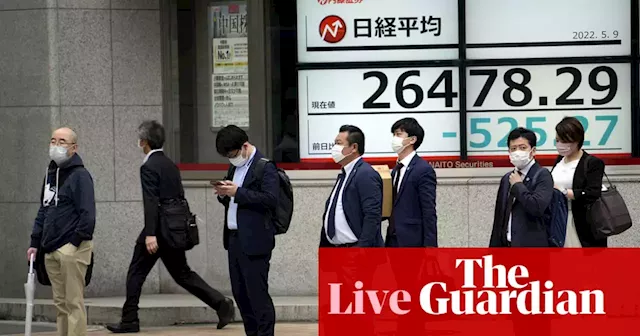 Recession worries weigh on markets as China export growth hits two-year low – business live