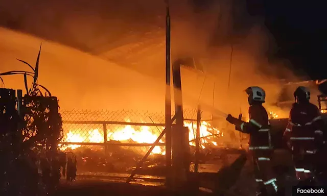 Fire breaks out at Datuk Keramat market again