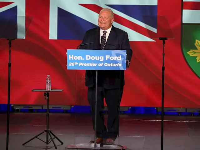 Doug Ford's first order of business for second term