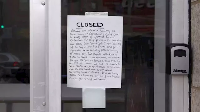 Going-Out-Of-Business Sign Thanks Neighborhood For 3 Months Of No Support Whatsoever