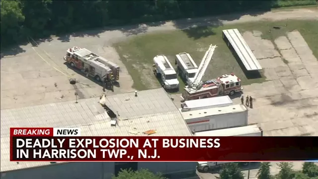 1 killed in explosion at Harrison Twp., New Jersey welding business