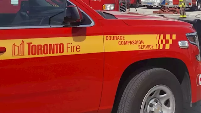 Exploding propane tanks reported as fire tears through Etobicoke business