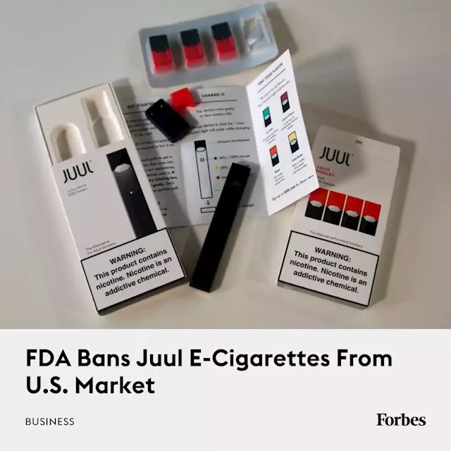 FDA Bans Juul E-Cigarettes From U.S. Market