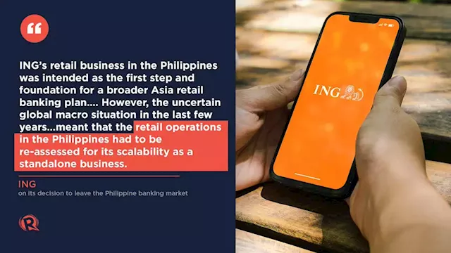 ING leaving Philippine retail banking market before end-2022