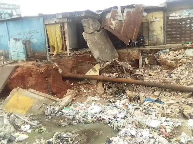 Traders suffer losses as flood washes away shops in Anambra market