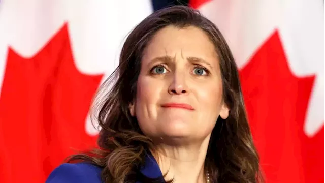 Canada has a path to 'soft landing', says finance minister Freeland