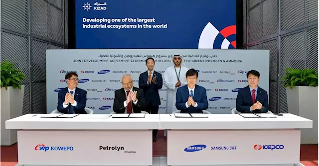 South Korean companies to build $1 billion green hydrogen plant in UAE