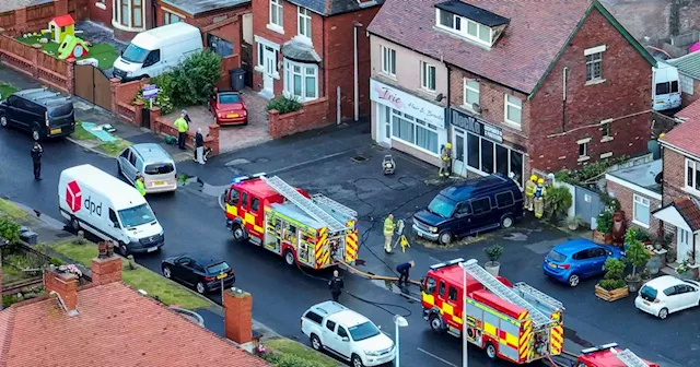 Emergency services crews rush to scene after fire at Blackpool business