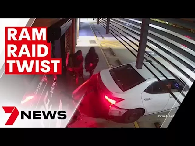 Family business ram-raided by gang of young criminals | 7NEWS