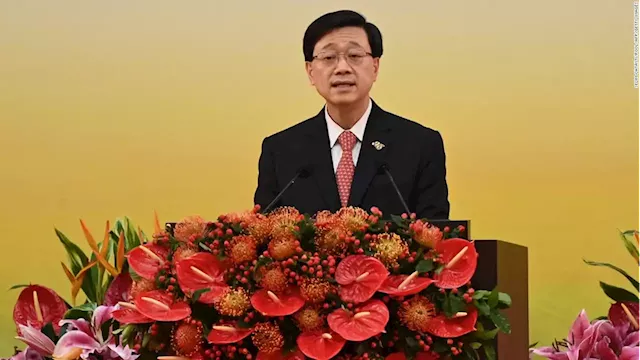 Hong Kong's new leader pledges to shore up city's global business role