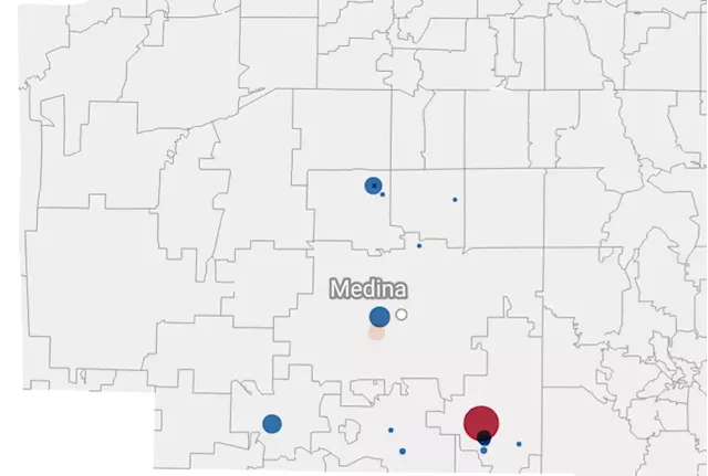 Where are the companies in Medina County emitting the most toxic chemicals?