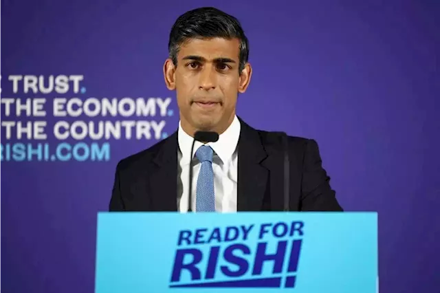 Ex-finance minister Rishi Sunak launches bid to be UK PM as rival backs him