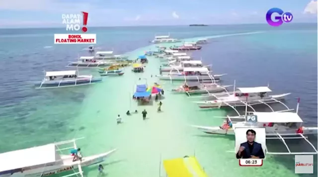 When in Bohol, don't forget to head out to this floating seafood market