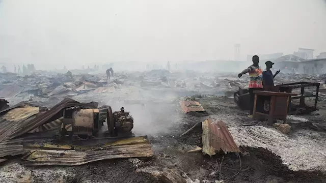 Again, fire guts Oko Baba plank market in Lagos | The Guardian Nigeria News - Nigeria and World News