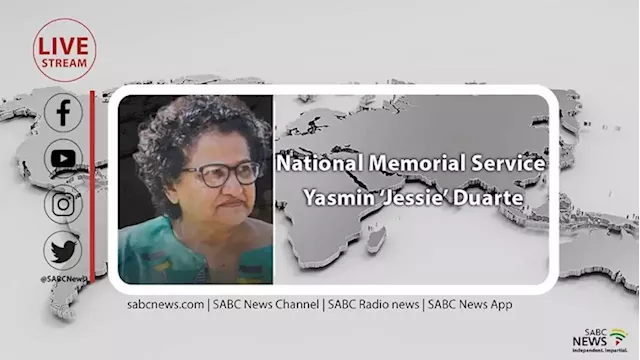 LIVE: National memorial service for Jessie Duarte - SABC News - Breaking news, special reports, world, business, sport coverage of all South African current events. Africa's news leader.