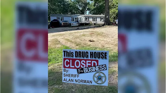 ‘Closed for business’: Sheriff’s office places yard sign at home after drug bust