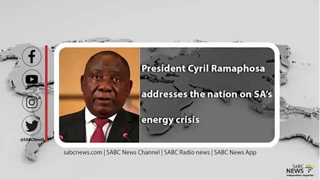 President Ramaphosa expected to address the nation at 8pm on country's energy crisis - SABC News - Breaking news, special reports, world, business, sport coverage of all South African current events. Africa's news leader.