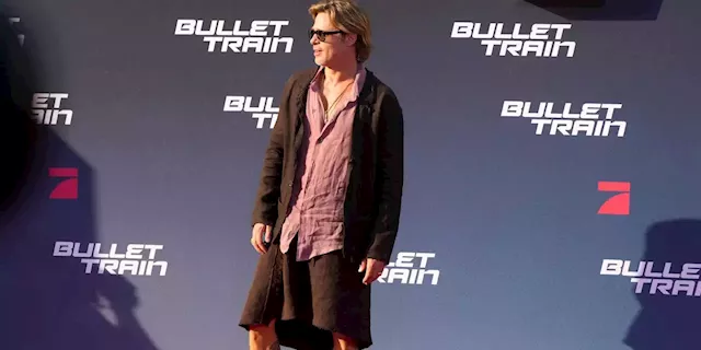 Brad Pitt’s Skirt Has a Business Agenda