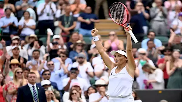 Maria rallies to stun Ostapenko and reach Wimbledon quarters - SABC News - Breaking news, special reports, world, business, sport coverage of all South African current events. Africa's news leader.