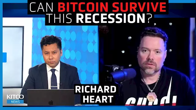 Bitcoin to bottom at $11k, cryptos will still outperform stocks in coming recession - Hex founder Richard Heart