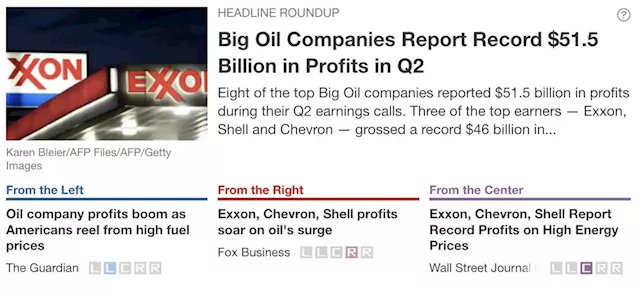 Big Oil Companies Report Record $51.5 Billion in Profits in Q2