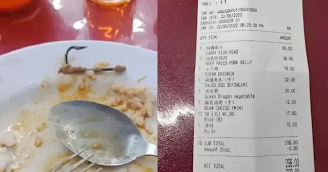 Daily roundup: KL restaurant boss says 'none of our business' after diner found fishing hook in fish head curry - and other top stories today