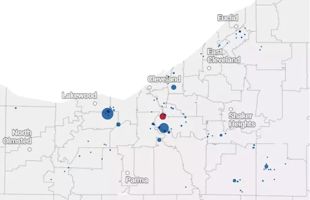 Where are the companies in Cuyahoga County emitting the most toxic chemicals?