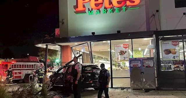 SUV crashes into Pete's Market in West Elsdon