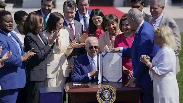 President Biden signs $280 billion microchip bill aiming to boost ailing US industry