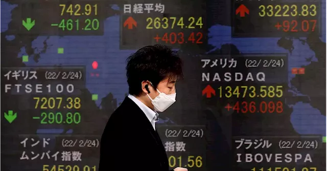 Asian stocks mixed and European futures flat on rate hike worries