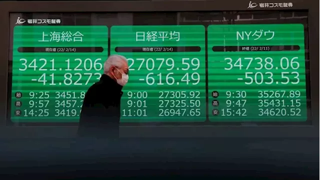 Asian stocks slide with oil on recession jitters; dollar drops