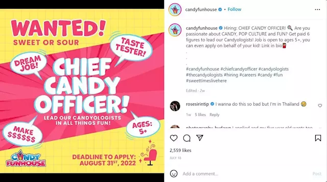 Canadian candy company Candy Funhouse hiring chief candy officer — here’s how to apply