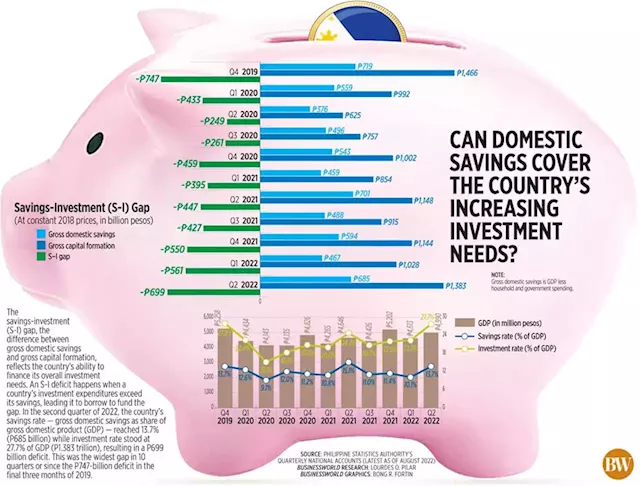 Can domestic savings cover the country’s increasing investment needs? - BusinessWorld Online