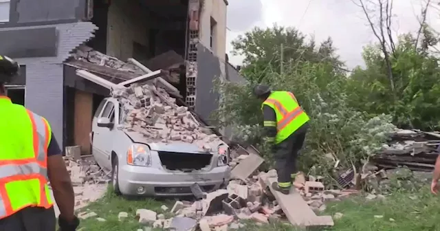 Car crashes into Harvey business -- and it's not the first time