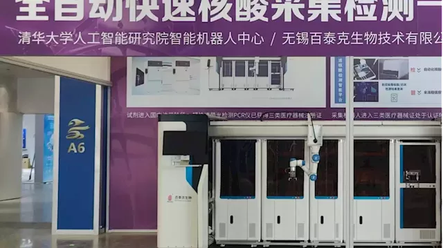 Chinese company debuts robot for ‘one-stop’ Covid-19 testing