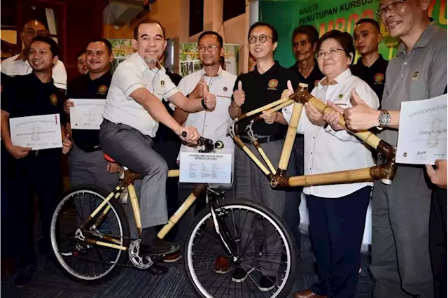 Sarawak Timber Industry Development Corp targets to produce, sell bamboo bicycles by Jan next year