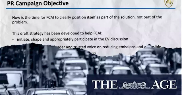 Revealed: car industry’s secret emissions plan would slow electric vehicle uptake