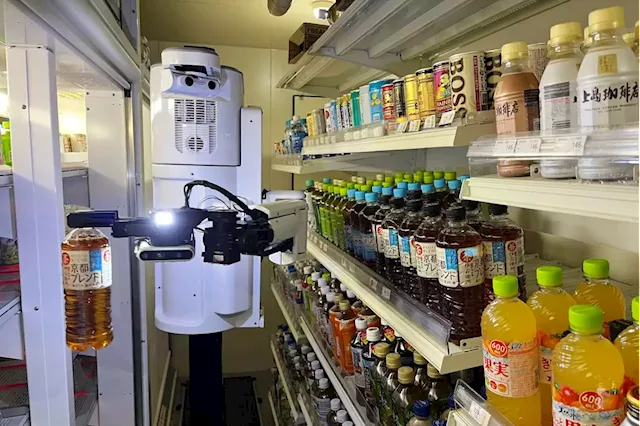 Robot that stocks drinks is newest thing at the corner store