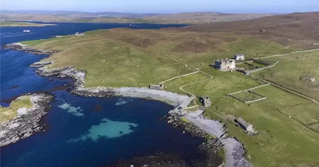 Scottish island in Shetlands complete with 6-bed historic mansion hits market