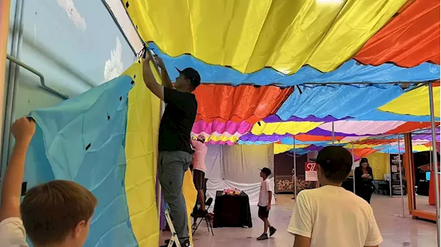 Lehi company attempts to build the world's largest blanket fort