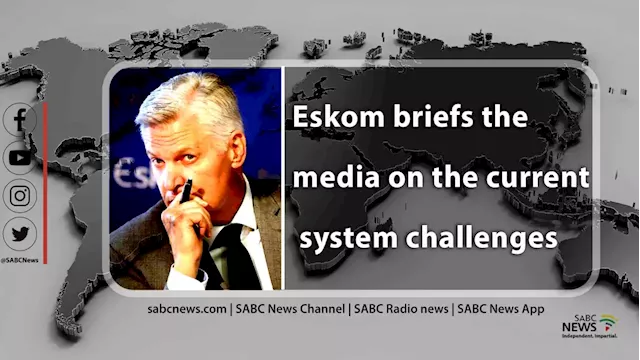 Video: Eskom briefing on current system challenges - SABC News - Breaking news, special reports, world, business, sport coverage of all South African current events. Africa's news leader.