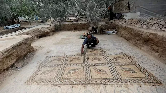 Gaza farmer unearths Byzantine-era mosaic - SABC News - Breaking news, special reports, world, business, sport coverage of all South African current events. Africa's news leader.